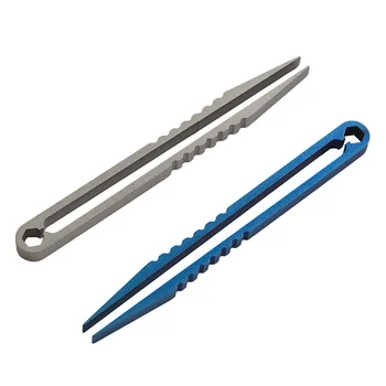 

Outdoor Titanium tweezer tc4 ti EDC Tool Clamping gadget travel clip Pocket Multipurpose Tool For Camping Hiking