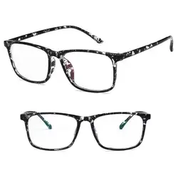 Оптические очки модные близорукость рамки ретро квадратный Винтаж прозрачные линзы