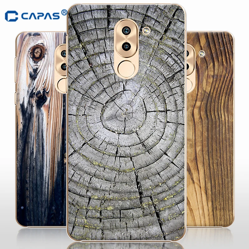 Оригинальные чехлы capas для Huawei Honor 6X чехол с рисунком из жесткого пластика и