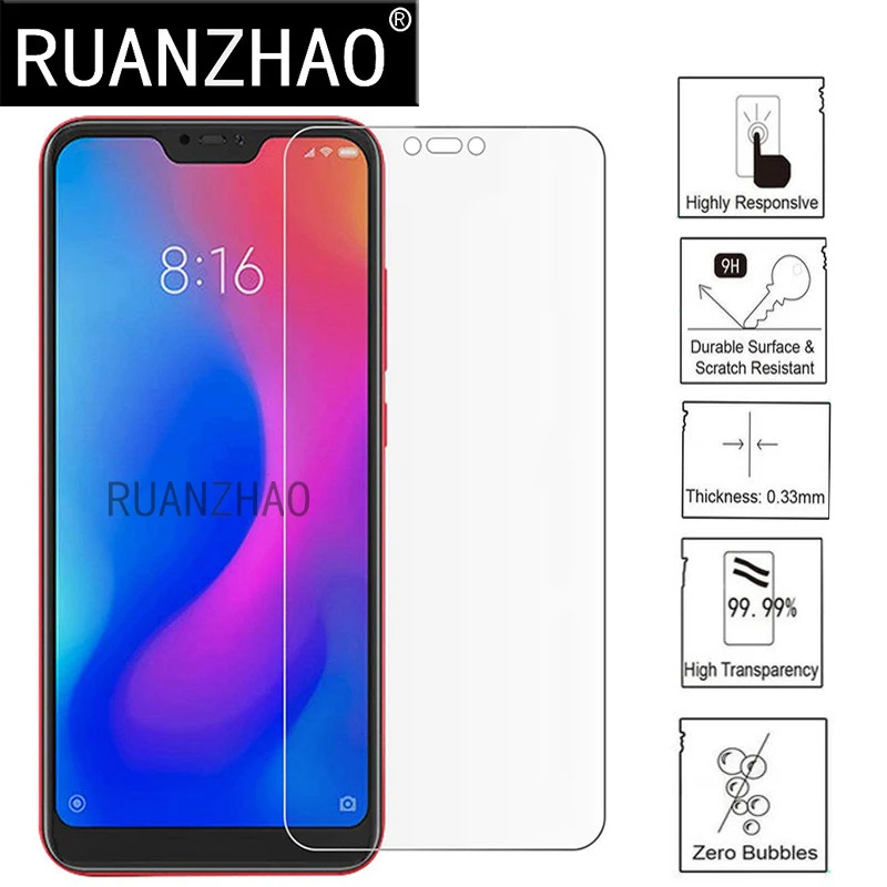 

9H Tempered Glass For Xiaomi Mi A2 Lite Mi A1 Mi A2 Redmi 5 Plus Note 4X 5A Prime Screen Protector Film Glass on Note5 Pro 5A 5