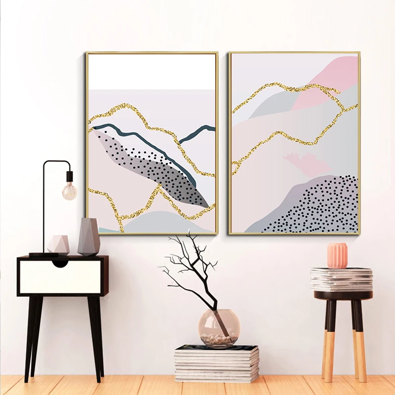 Simple-Abstract-Color-Lines-Curve-Hills-A2-A3-A4-Canvas-Art-Print-Poster-Picture-Wall-Bedroom (2)