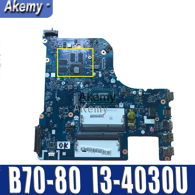 

G70-80 For Lenovo G70-70 B70-80 Z70-80 motherboard AILG NM-A331 Rev1.0 DDR3L with GT840M/GT820M Test 100% original I3-4030Um