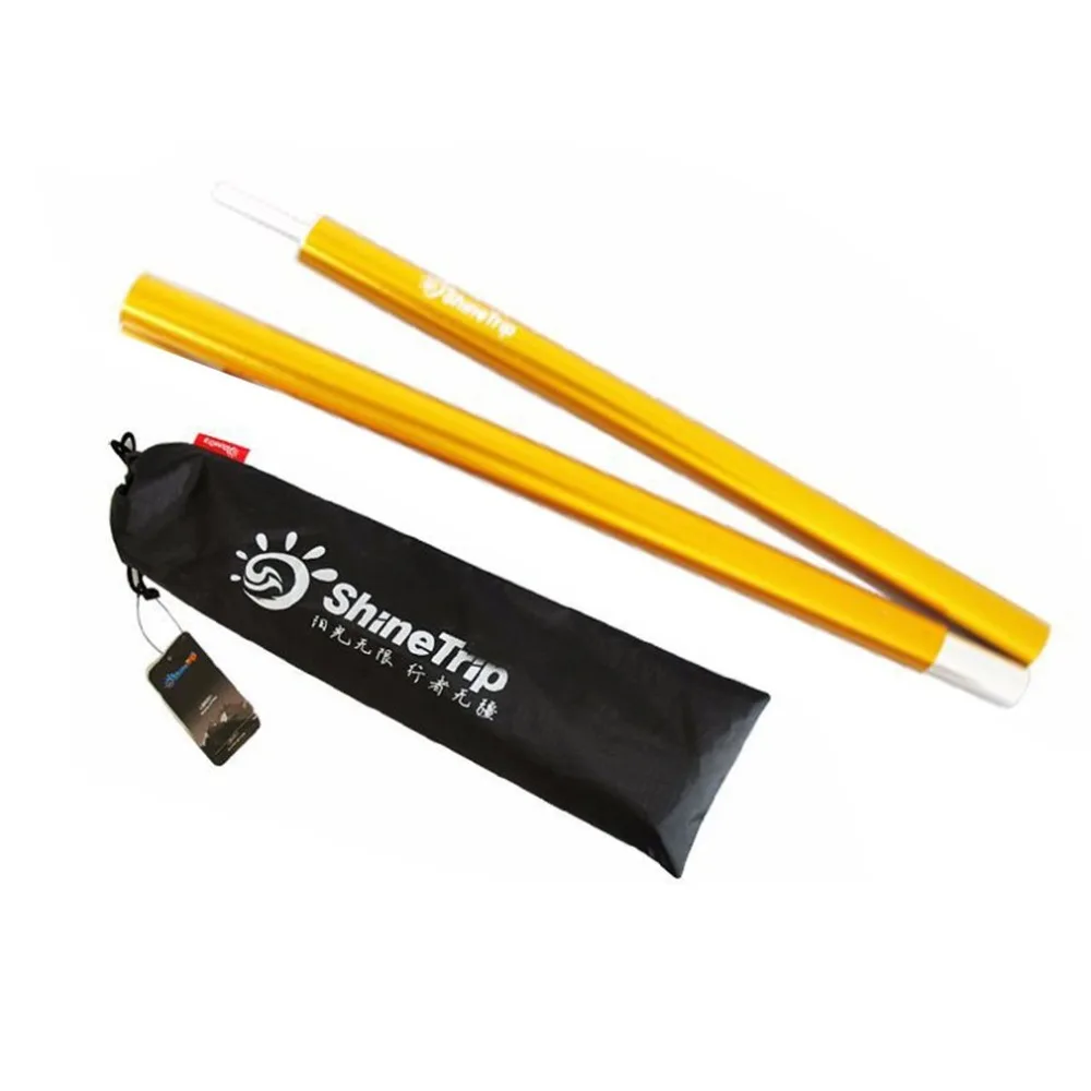 

2PCS/SET Camping Awning Pole Aluminium Alloy Awning Rod Tent Poles Tar Tarpaulin for Canopy Tent Building Sun Shelter