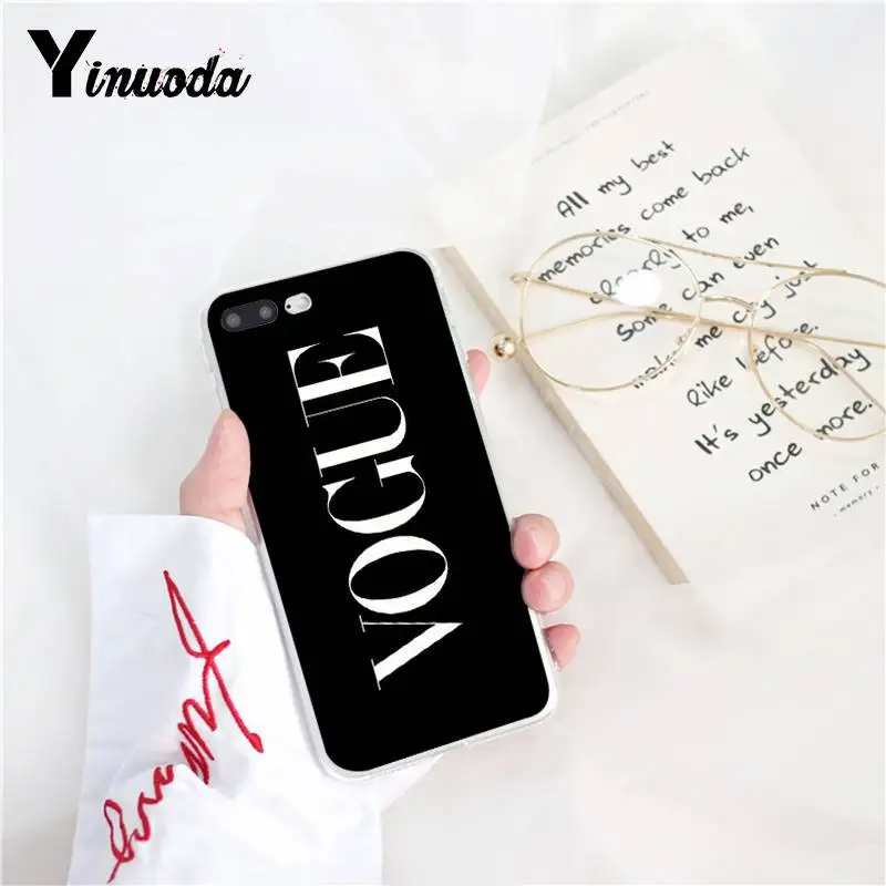 Yinuoda абсолютно больше проблем, чем Vogue DIY рисунок чехол для телефона для iPhone 8 7 6 6S Plus X XS MAX 5 5S SE XR 11 11pro 11promax