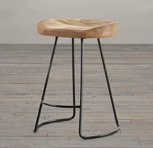 ^#Cheap American style country solid wood bar stool high bar stool wood iron bar stool coffee chair ^#Cheap American style country solid wood bar stool high bar stool wood iron bar stool coffee chair