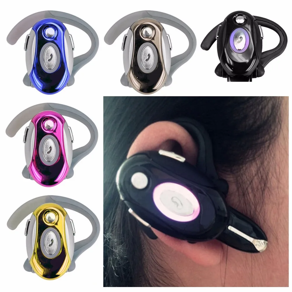 Bluetooth Headset Business Wireless Headphone With MIc Handsfree Earpiece Stereo Earphone For Samsung iPhone Motorola LG Huawei