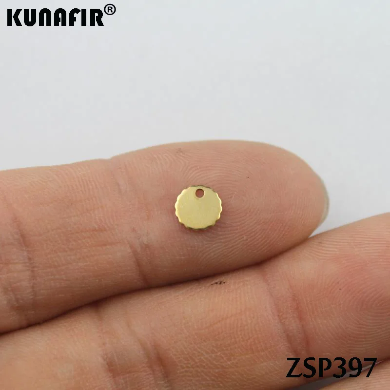 ZSP397 golden color Пустые бирки, цветные бирки, бирки из нержавеющей стали, ярлыки для ювелирных изделий, аксессуары, 50-500 шт, некоторые стили - Цвет: ZSP397 golden color