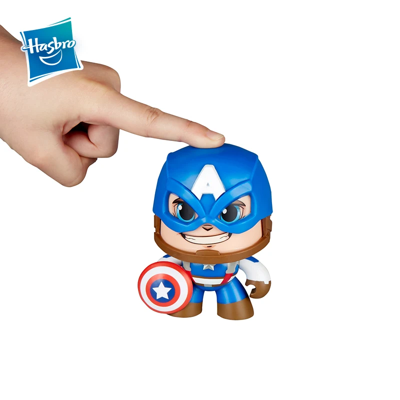 Hasbro Мстители Marvel Mighty Muggs Капитан Америка Человек-паук Халк Грут 3 мимики Коллекционная фигурка игрушка подарок