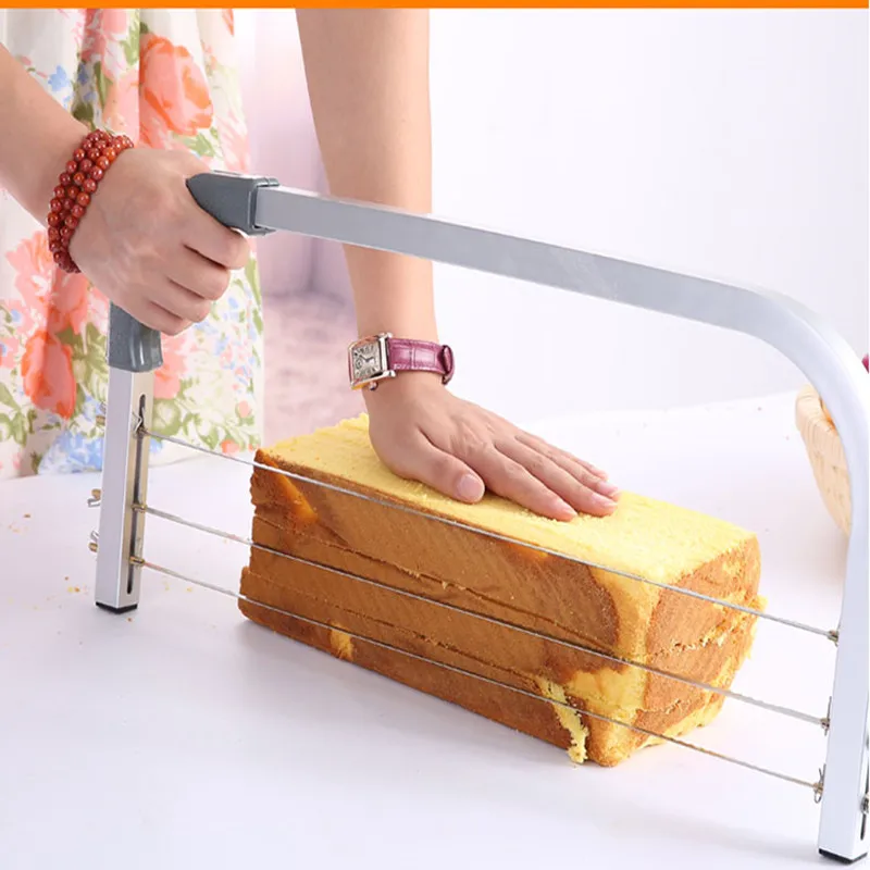 3 Blades Interlayer Wire Bread Cake Cutter Cake Slicers Bakeware Level