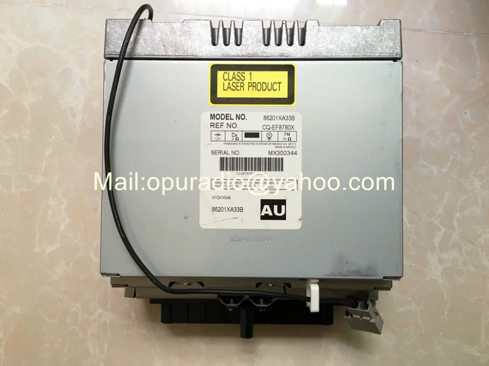 Фабричное радио Subaruu OEM 86201XA33B CQ-EF8780X 6 cd-чейнджер с MP3 для Subarru Tribeca 06-13 автомобильный