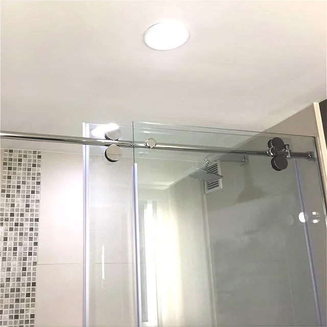 6 6ft Chrome Polished Byp Frameless Sliding Gl Shower Door 6 6ft Chrome Polished Byp Frameless Sliding Gl Shower Door Track Barn Hardware Kit