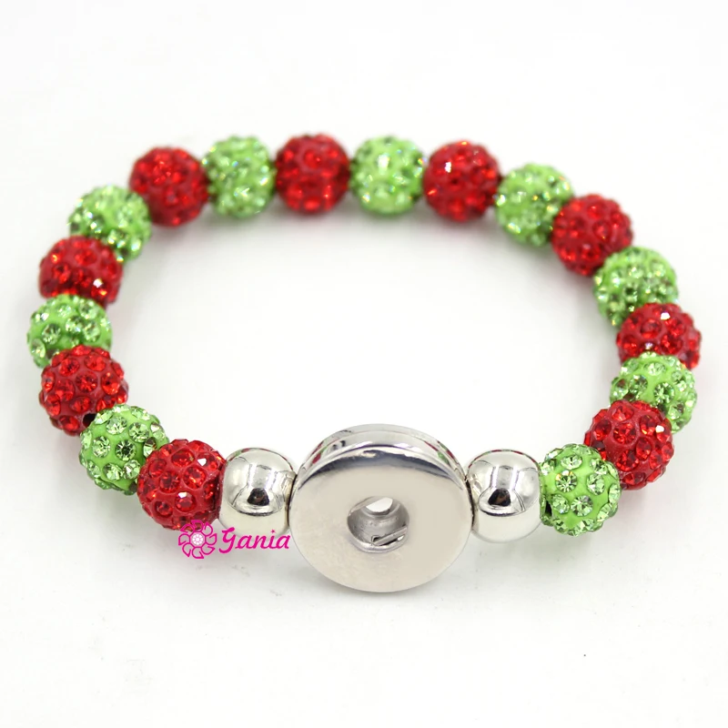 10PCS/Lot Wholesale DIY Interchangeable Button Fit Snap Jewelry Crystal