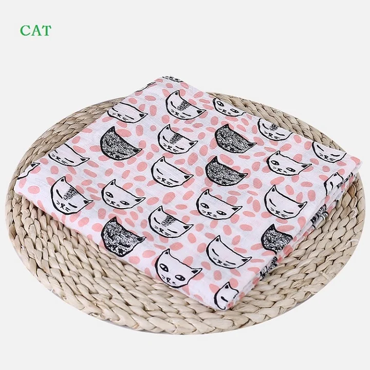 

Cotton Baby Blanket Flamingo Soft Multi-functional Muslin Baby Blankets Bedding Infant Swaddle Towel For Newborn Swaddle Blanket