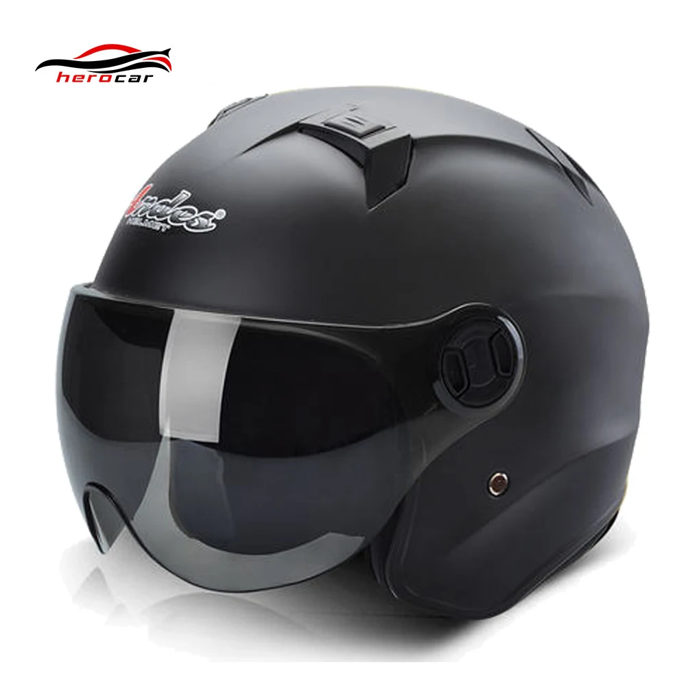 

Motorcycle Helmet Motocross Helmet Summer Scooter 3/4 Open Face casque Motorbike Moto Helmets Flip Up Visor Lense for Men Women