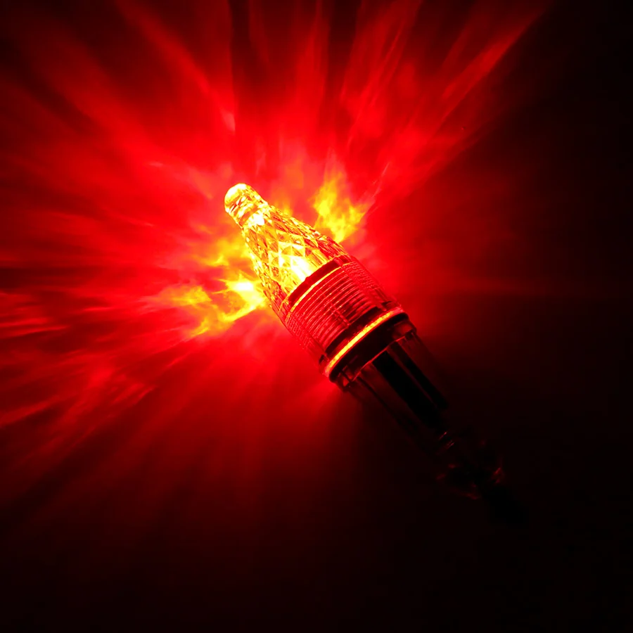 1 шт. подводная наживка светодиодный притягивающее устройство для ловли рыбы для ночной рыбалки 12 см/28 г Дайвинг до 300 м морская вода - Цвет: Красный