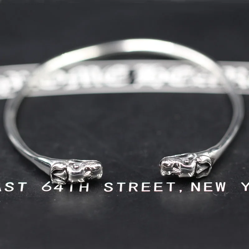 

Ch double-headed dragon crostar Bracelet 925 Sterling Silver customized fine individual Bracelet wholesale