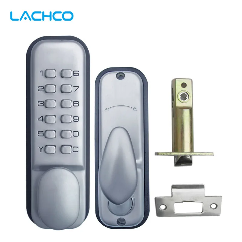 Lachco механические дверные замки Keyless цифровой техники код клавиатуры ввода пароля