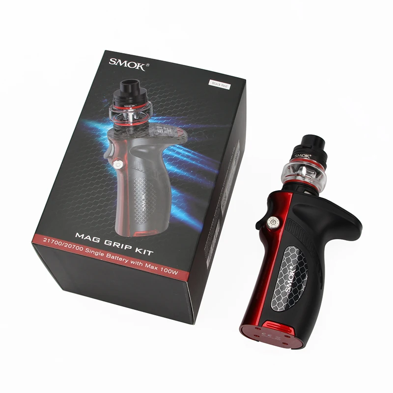 SMOK Mag Grip 100 Вт Mod Kit 5 мл TFV8 Baby V2 бак испаритель S1 S2 катушка 85 Box электронная сигарета VS