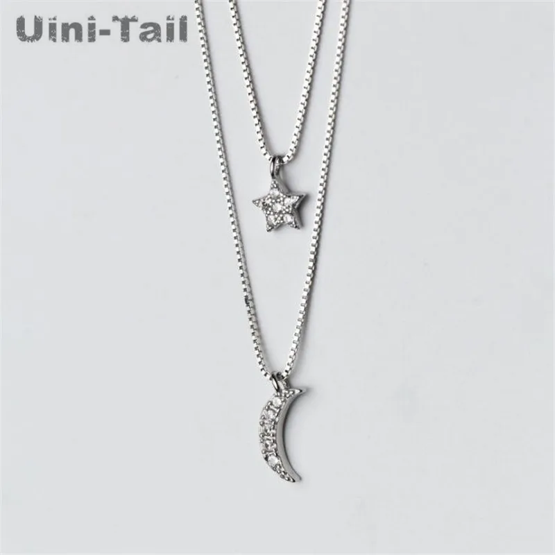 Uini-Tail Горячее предложение новое ожерелье из стерлингового серебра 925 пробы со