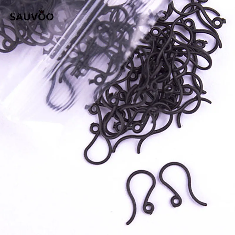 Buy SAUVOO 500pcs/lot Plastic Earring Hooks Wires