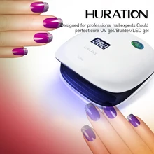 48 Вт УФ светодиодный светильник Сушилка для ногтей 36 шт. светодиодный двойной источник света лампа для сушки ногтей УФ с датчиком таймера ЖК-дисплей гель лак для ногтей