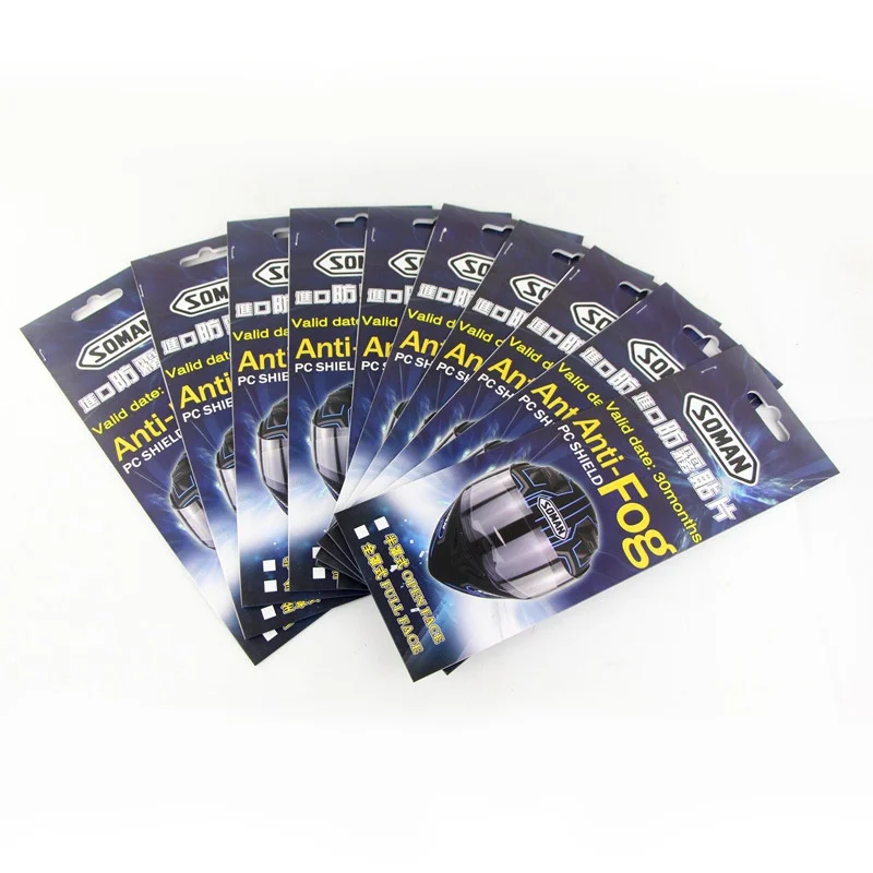 

Anti-Fog Helmet Lens film universal for the Motorcycle Helmet visor Fog Resistant films Motorcycle Accessories Dropshipping