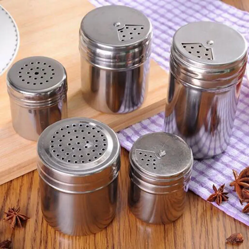 LuxDream Kitchen Harb and Spice Tool Stainless Steel Salt Pepper Shaker