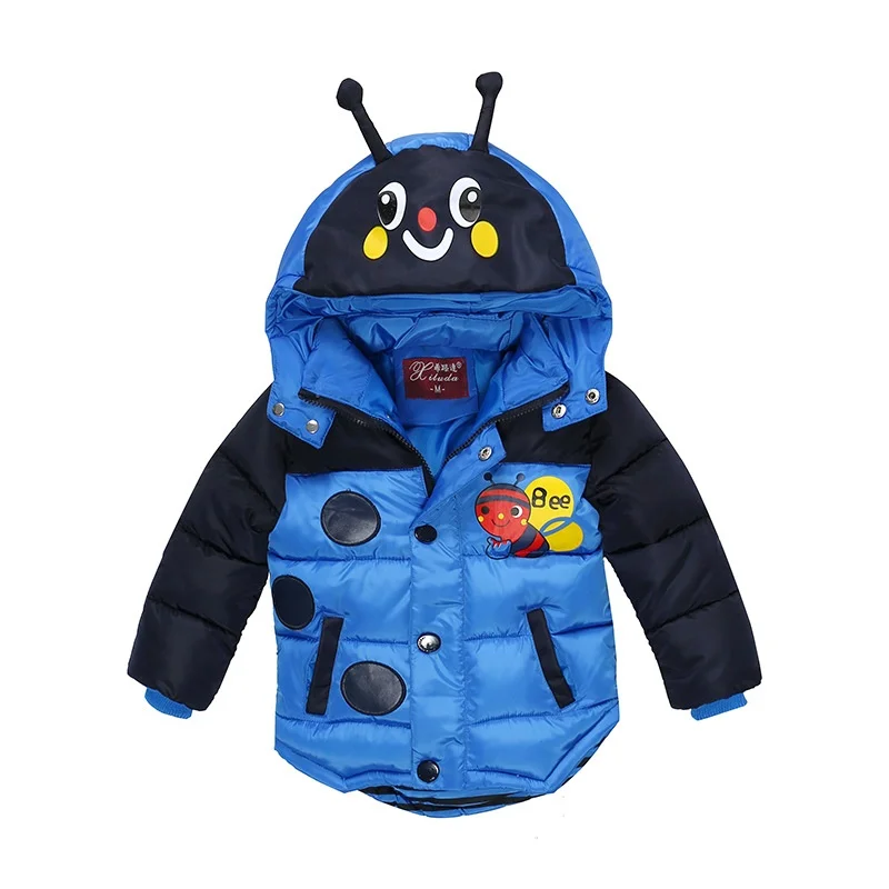 Boy jacket  Winter warm cotton jacket for baby boy warm coat children's clothing baby boy jacket 2-6T