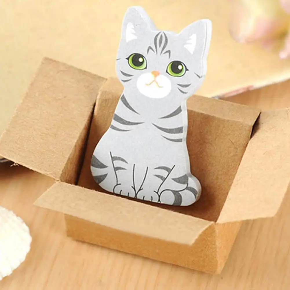 5 Стиль 3DKawaii кошка собака коробка наклейки Post Блокнот Скрап стильная футболка с изображением персонажей видеоигр корейские канцелярские Липкие заметки, офисные и школьные принадлежности