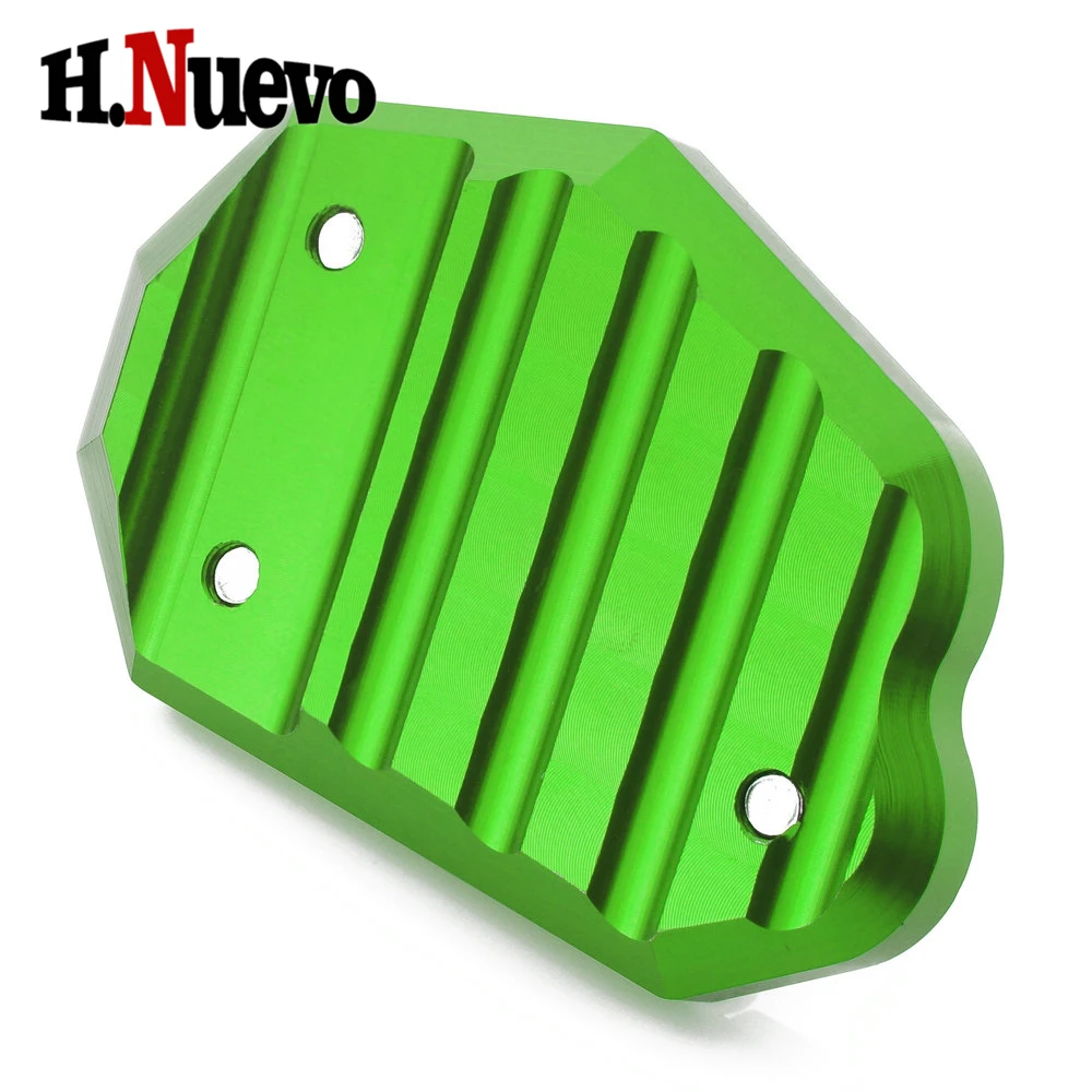 For Kawasaki Z800 Z 800 2013-2015 CNC Kickstand Side Stand Enlarger Plate Pad For Kawasaki Z1000 Z1000SX Z 1000 SX 2010-2015 (28)