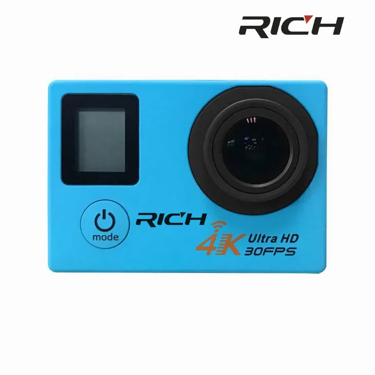  RICH SJ8000D 4K 30FPS 2.7K Action Camera 16MP WiFi Sports Cameras Dual LCD Display 30M Waterproof m