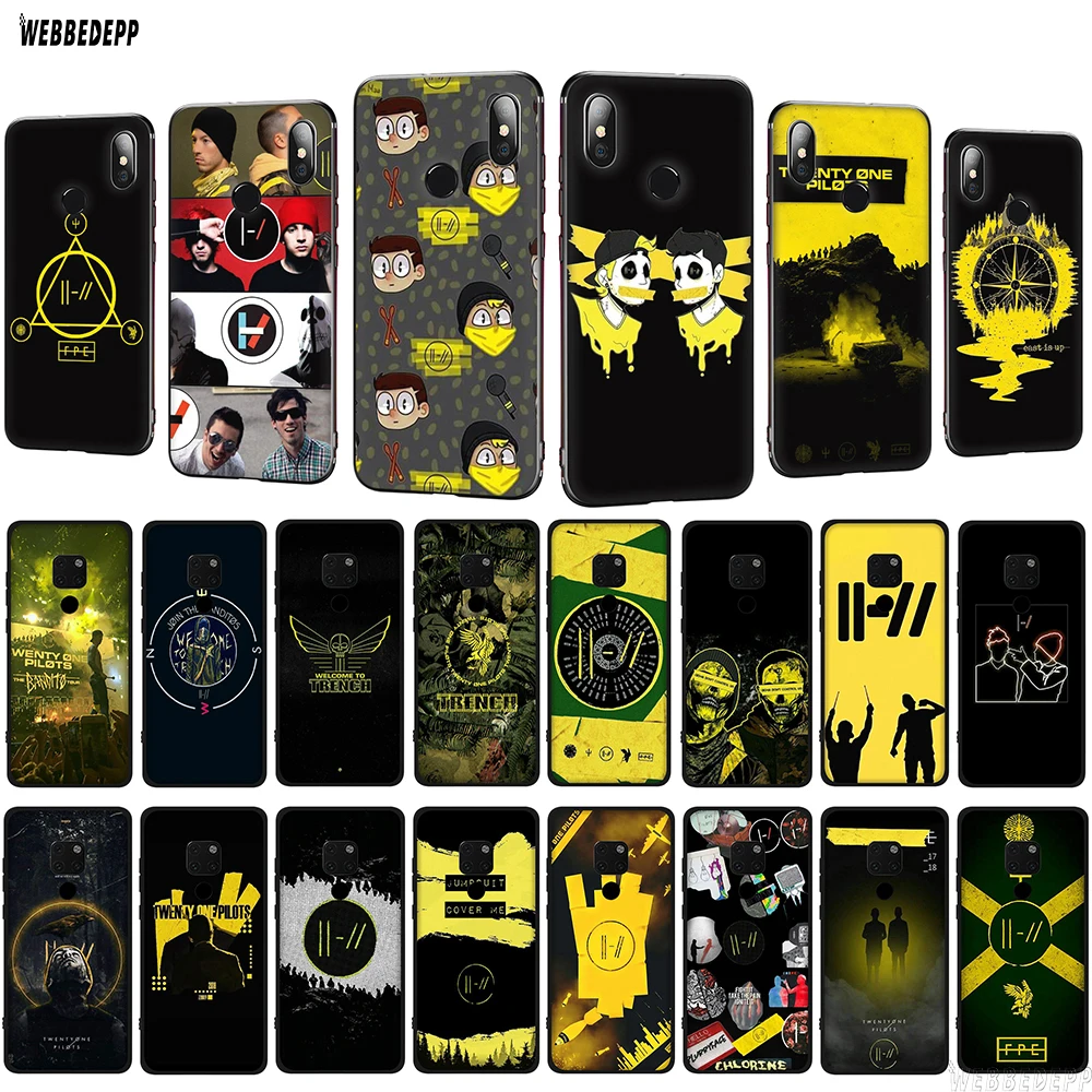 WEBBEDEPP чехол из ТПУ Twenty One Pilots 21 для Huawei P10 P20 P30 Lite Pro Mate 10 20 P Smart 2019 мягкий