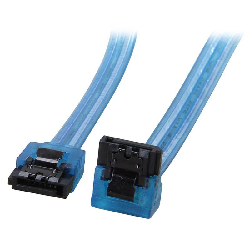 18inch 180 to 90 degree 6Gb/s SATA3 Serial ATA DATA cable with latch