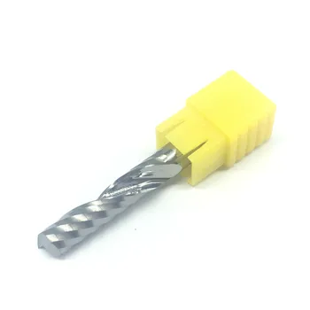 

1PC One Flute Spiral 6 6mm 28mm long Wood Milling Cutter PVC high quality Carbide Engraving Cutters CNC router bits acrylic