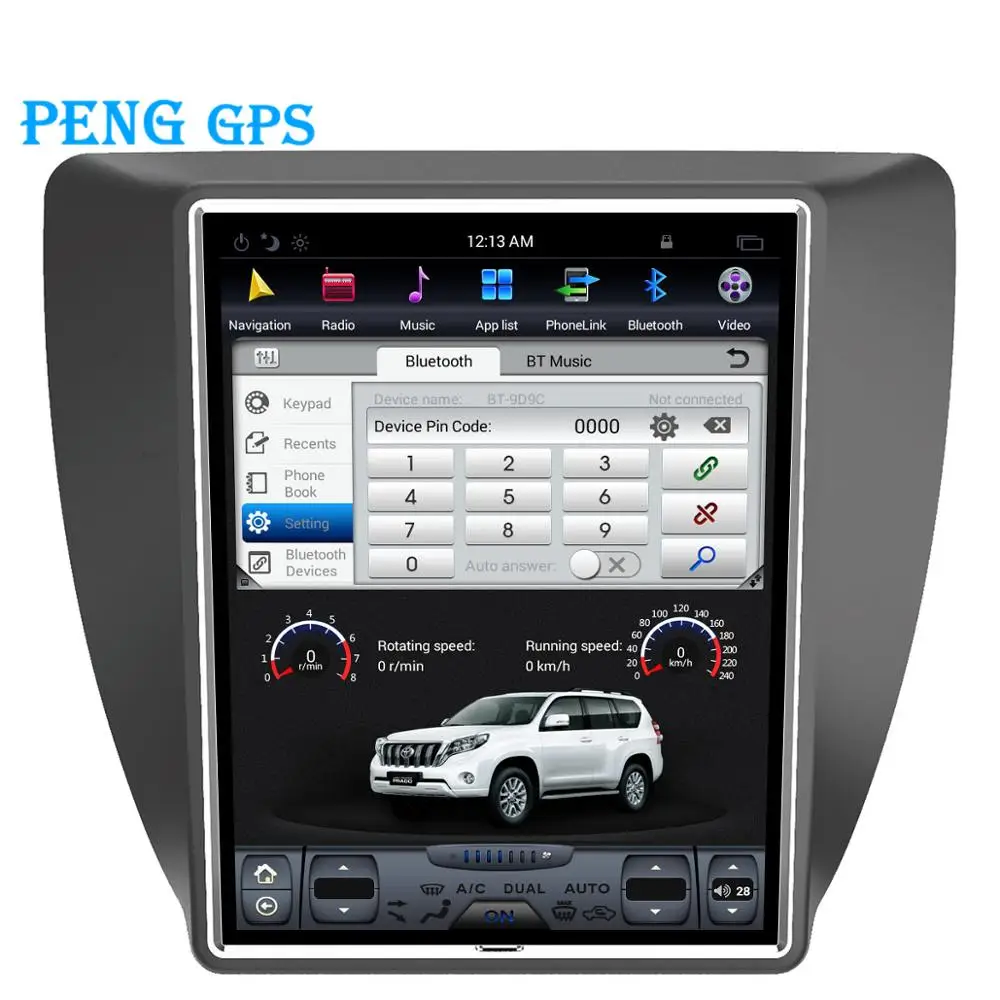 Perfect 64G 10.4" Tesla Vertical Screen Car Radio For Volkswagen/VW Jetta Sagita 2011+ GPS Navigation Headunit Multimedia No DVD Player 5
