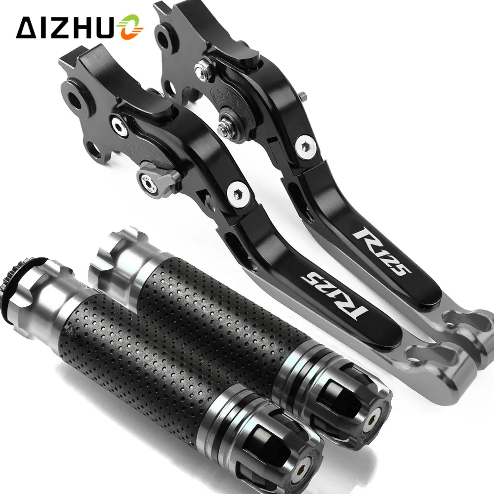 

For YAMAHA R125 R 125 All year Motorcycle Brake Clutch Lever Extendable Adjustable Hand Grip Handlebar