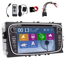 Autoradio Receiver For Ford Mondeo Bluetooth System MP3 CD Radio In Dash Car DVD Player Auto Touchscreen GPS Navigation Stereo