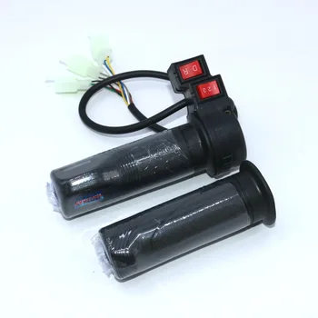 

EVfitting electric bike scooter tricycle gas handle ebike throttle with 40cm wire and with 3 speed&Reverse switches button