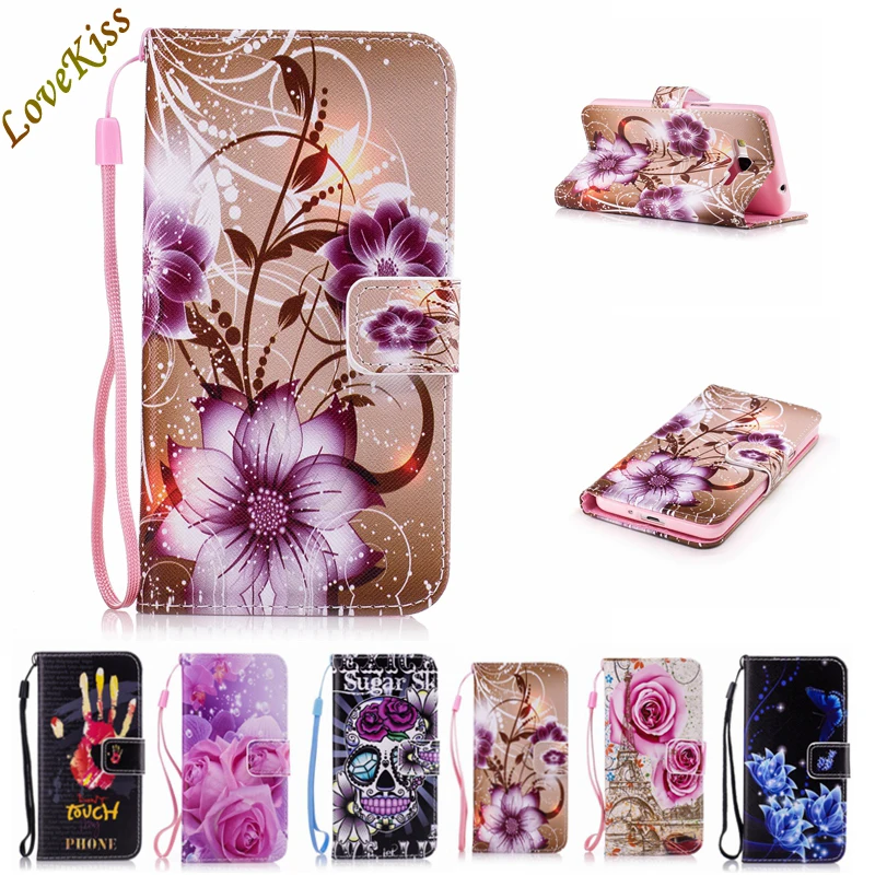Кожаный чехол для телефона Samsung Galaxy S9 S8 Note8 G530 G355 G360 A3 A5 2017 J1 J2 J3 J5 J7 Prime A8 Plus