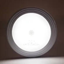 4 шт. движения Сенсор светодиодный ночник инструкции лампы с ИК-Сенсор Спальня прихожей шкаф лестничные клетки садовый Декор лампы