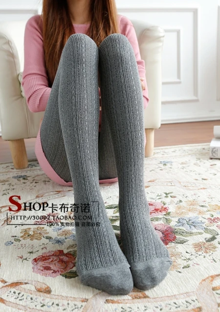 Autumn and winter tights thick wool 