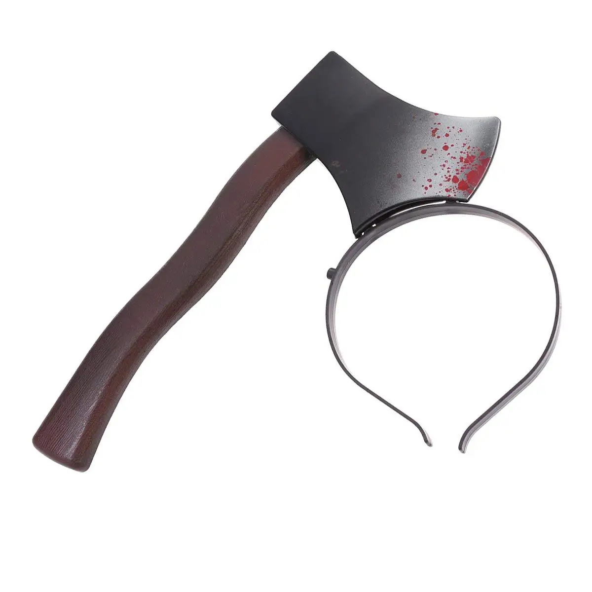 

Plastic Hatchet Across the Head Halloween Cross Head Ax Hairband Headband Bloody Plastic Party Halloween Decoration Costumes (
