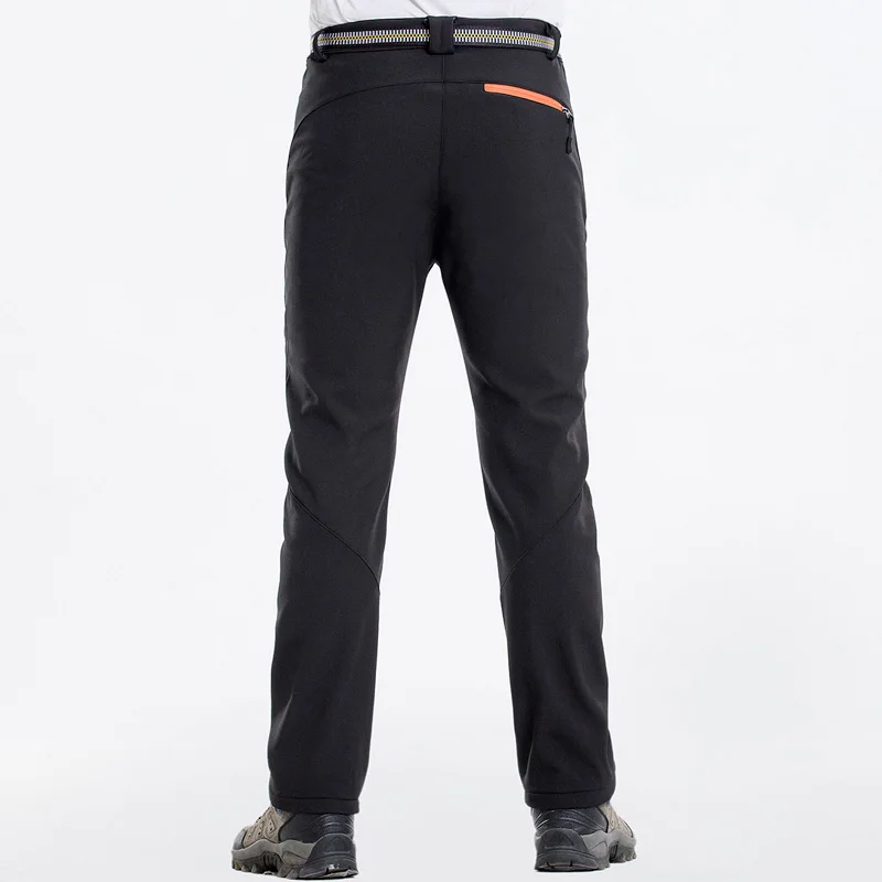 Mens Hiking Fleece Pants Winter Camping Trousers Outdoor Sports Trekking Skiing Waterproof