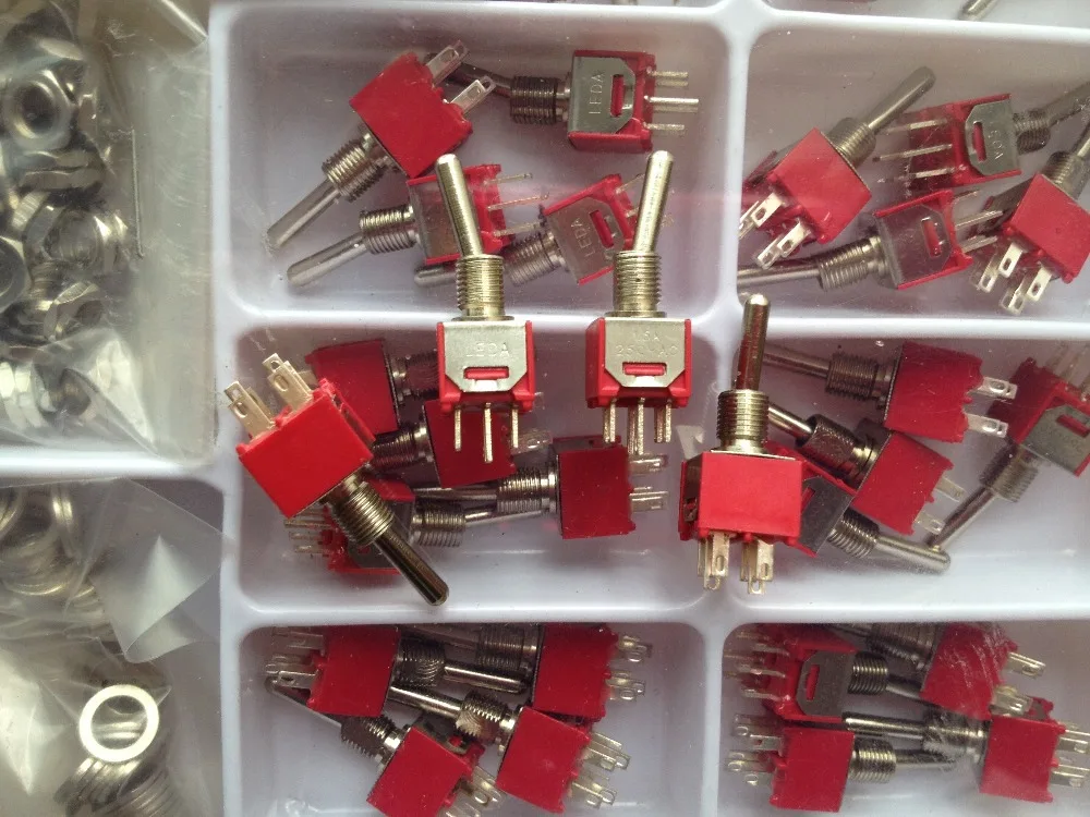 

10PCS Two way 6pin Mini Guitar Toggle Swich