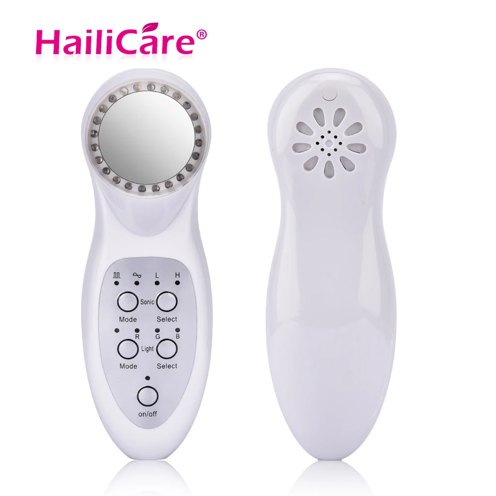 

7 LED Light Ultrasonic Photon Rejuvenation Device Lifting Face Skin Cleaner Wrinkle Remover Facial Beauty Skin Care Machine