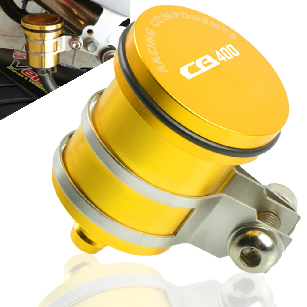 

Motorcycle Rear Brake Fluid Reservoir Clutch Tank Oil Cup for honda cb400 CB400SF VTEC 1992-2018 2011 20122 013 2014 2015 2016