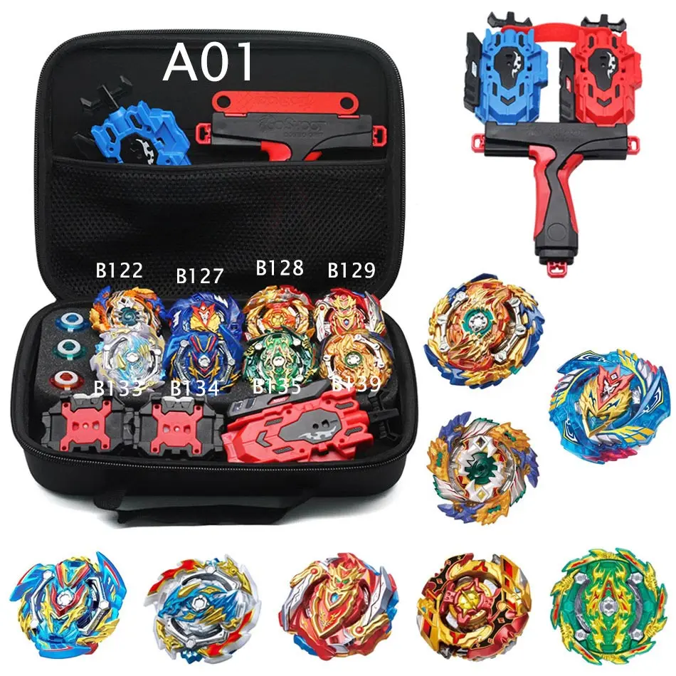 

Beyblade Toys All models 8pc storage box set Tops Launchers Toupie Metal God Burst Spinning Top Bey Blade Blades Toy bay blade b