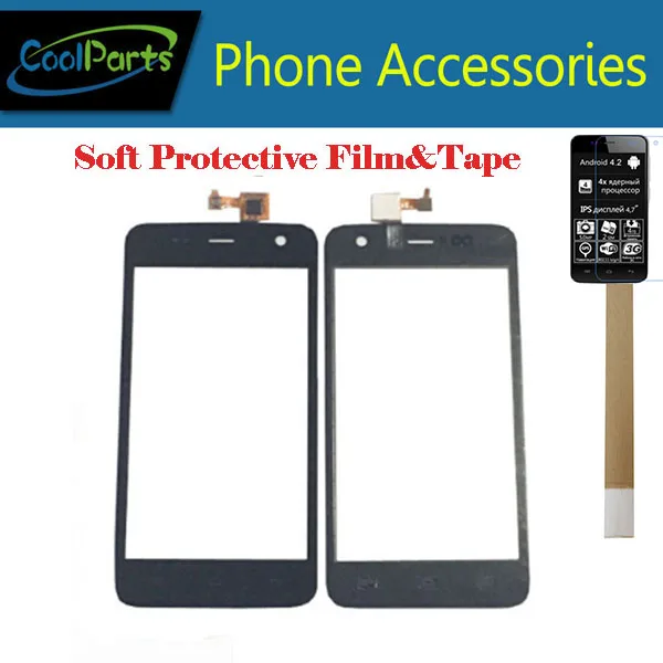 

1PC/Lot High Quality 4.7 Inch For Explay Vega Touch Screen Digitizer Touch Panel Front Glass Black Color With Kits