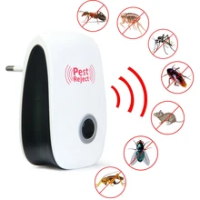 Electronic Ultrasonic Anti Mosquito Insect Mouse Pest Repellent Repeller EU Plug