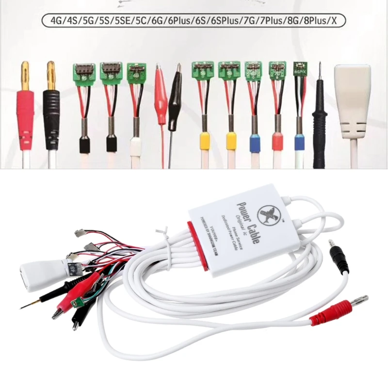

YOFE Repair Tool For iPhone 4/5/6/6s/7/8/x Boot Line Service Power Supply Current Testing Cable Hand Tools
